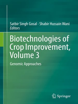cover image of Biotechnologies of Crop Improvement, Volume 3